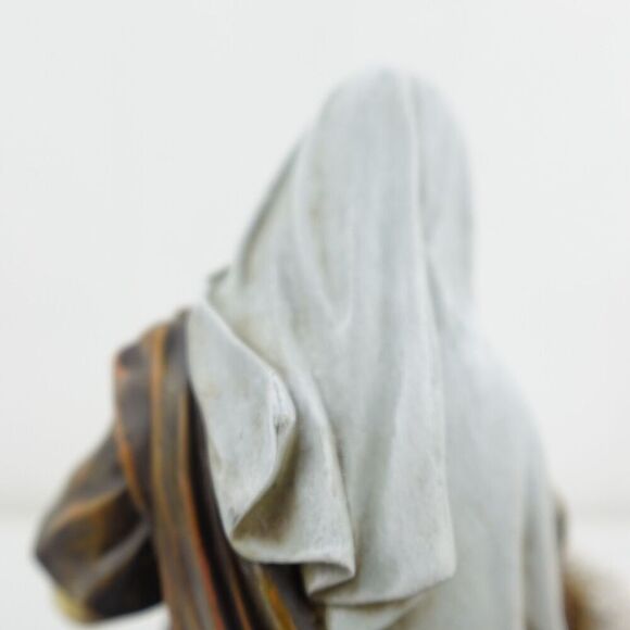 Jesus As The Good Shepherd With Two Sheep At His Feet - Picture 11 of 15